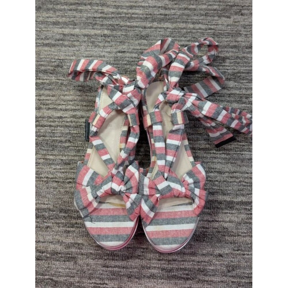 Zara: Striped Tie Platforms